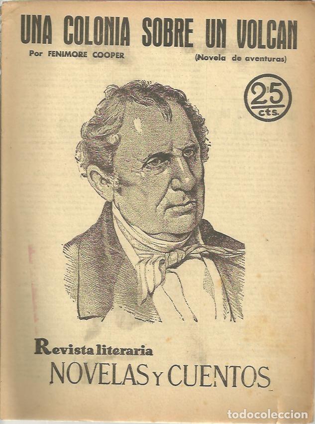Libros: UNA COLONIA SOBRE UN VOLCAN. - COOPER, Fenimore. - Foto 1