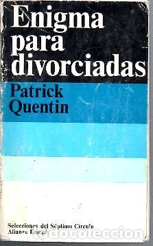 Libros: ENIGMA PARA DIVORCIADAS. - QUENTIN, Patrick. - Foto 1