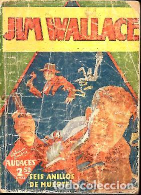 Libros: JIM WALLACE. SEIS ANILLOS DE MUERTE. - CARTER, Nick. - Foto 1