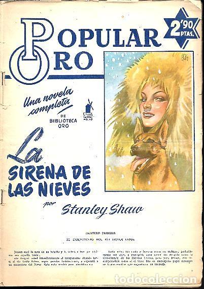 Libri di seconda mano: LA SIRENA DE LAS NIEVES. - SHAW, Stanley.