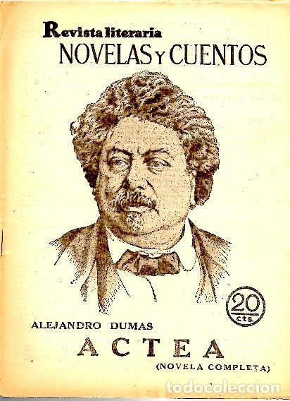 Libros: ACTEA. - DUMAS, Alejandro. - Foto 1