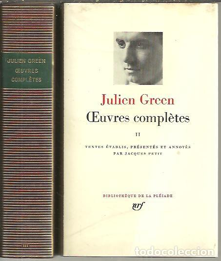 Libros: OEUVRES COMPLETES. II. III. - GREEN, Julien. - Foto 1