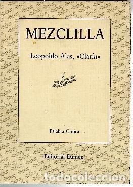 Libros: MEZCLILLA. - ALAS, Leopoldo (CLARIN). - Foto 1