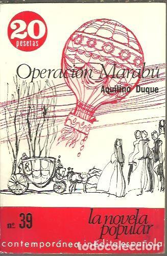 Libros: OPERACION MARABU. - DUQUE, Aquilino. - Foto 1
