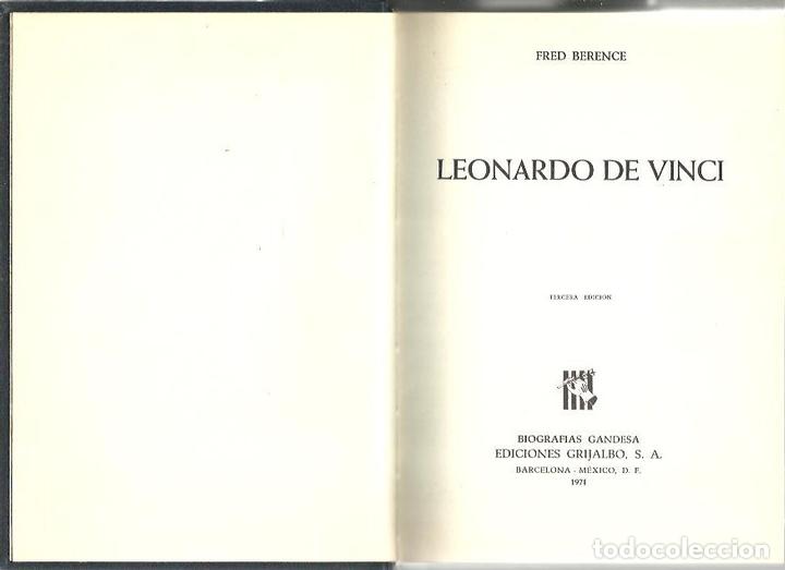 Libros: LEONARDO DE VINCI. - BERENCE, Fred. - Foto 1