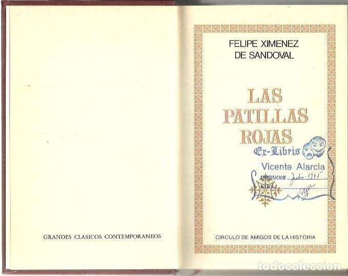 Libros: LAS PATILLAS ROJAS. - XIMENEZ DE SANDOVAL, Felipe. - Foto 1