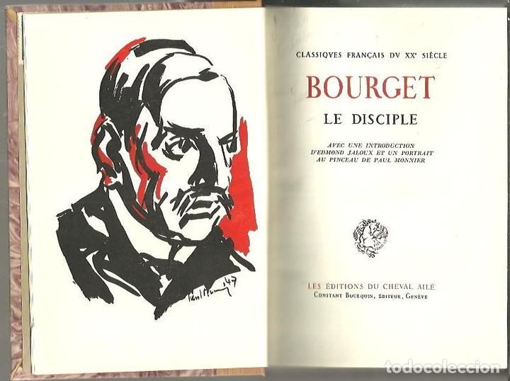 Libros: LE DISCIPLE. - BOURGET, Paul. - Foto 1