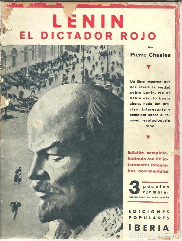 Libros: LENIN. EL DICTADOR ROJO. - CHASLES, Pierre. - Foto 1