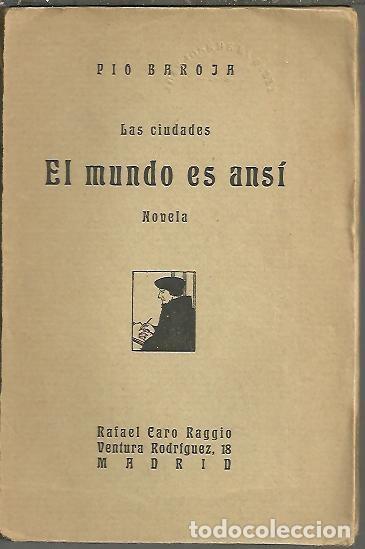 Libros: EL MUNDO ES ANSI. - BAROJA, P&iacute;o. - Foto 1