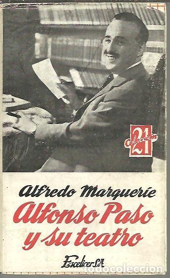 Libros: ALFONSO PASO Y SU TEATRO. - MARQUERIE, Alfredo. - Foto 1