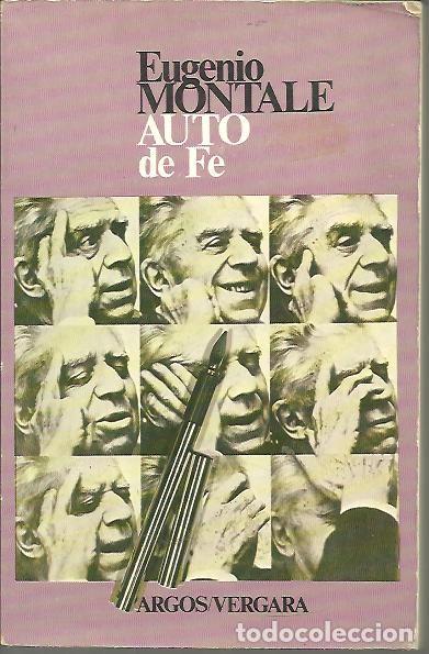 Libros: AUTO DE FE. - MONTALE, Eugenio. - Foto 1