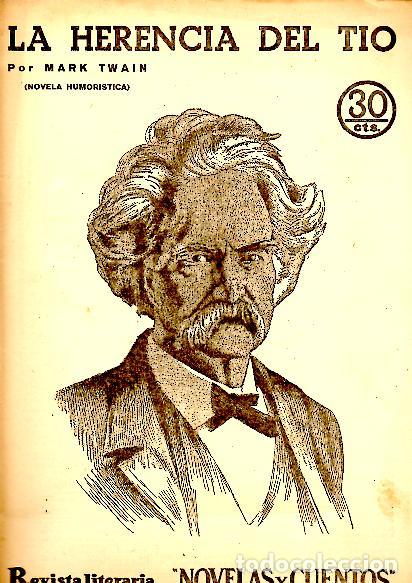 Libros: LA HERENCIA DEL TIO. - TWAIN, Mark. - Foto 1