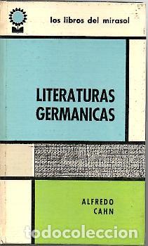 Libros: LITERATURAS GERMANICAS. - CAHN, Alfredo. - Foto 1