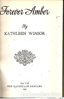 Libros: FOREVER AMBER. - WINSOR, Kathleen. - Foto 1