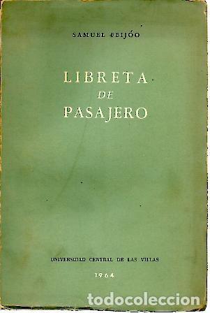 Libros: LIBRETA DE PASAJERO. - FEIJOO, Samuel. - Foto 1