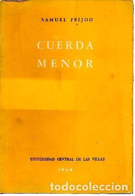 Libros: CUERDA MENOR (1937-1939). - FEIJOO, Samuel. - Foto 1