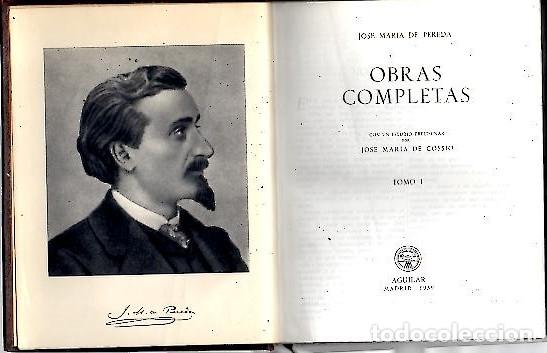Libros: OBRAS COMPLETAS. - PEREDA, Jos&eacute; Mar&iacute;a de. - Foto 1