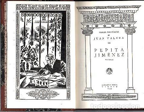 Libros: PEPITA JIMENEZ. - VALERA, Juan. - Foto 1
