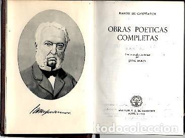 Libros: OBRAS POETICAS COMPLETAS. - CAMPOAMOR, Ram&oacute;n de. - Foto 1