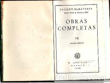 Libros: OBRAS COMPLETAS. VII. CONFERENCIAS. - BENAVENTE, Jacinto. - Foto 1