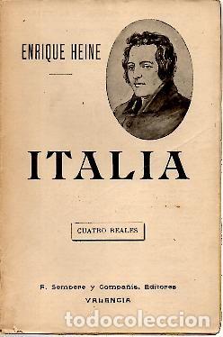 Libros: ITALIA. - HEINE, Enrique. - Foto 1