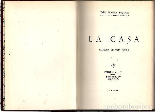 Libros: LA CASA. - PEMAN, Jos&eacute; Mar&iacute;a. - Foto 1