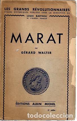 Libros: MARAT. - WALTER, G&eacute;rard. - Foto 1
