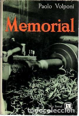 Libros: MEMORIAL. - VOLPONI, Paolo. - Foto 1