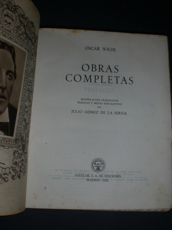 Libros: Eternas 026, Obras Completas, Wilde, Aguilar - Foto 3