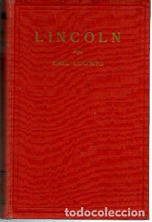 Libros: LINCOLN. - LUDWIG, Emil. - Foto 1