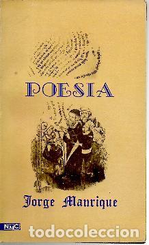 Libros: POESIA. - MANRIQUE, Jorge. - Foto 1