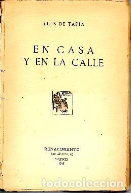 Libros: EN CASA Y EN LA CALLE. - TAPIA, Luis de. - Foto 1
