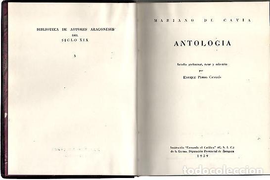 Libros: ANTOLOGIA. - CAVIA, Mariano de. - Foto 1