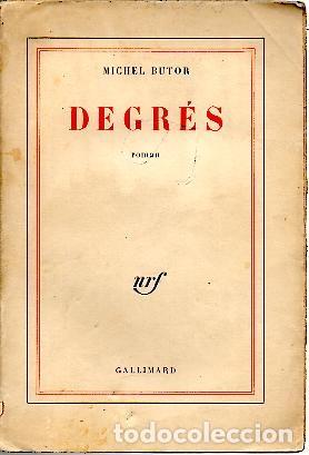 Libros: DEGRES. - BUTOR, Michel. - Foto 1