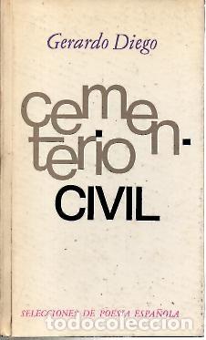 Libros: CEMENTERIO CIVIL. - DIEGO, Gerardo. - Foto 1