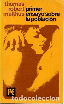 Libros: PRIMER ENSAYO SOBRE LA POBLACION. - MALTHUS, Thomas Robert. - Foto 1