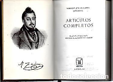 Libros: ARTICULOS COMPLETOS. - LARRA, Mariano Jos&eacute; de. - Foto 1
