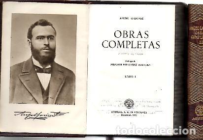 Libros: OBRAS COMPLETAS. - GANIVET, Angel. - Foto 1