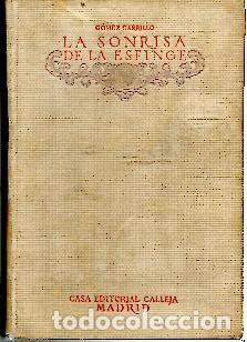 Libros: LA SONRISA DE LA ESFINGE. - GOMEZ CARRILLO, E. - Foto 1