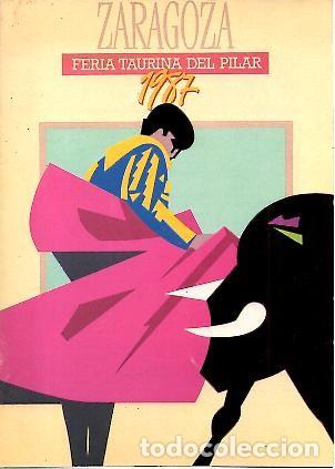 Libros: FERIA TAURINA DEL PILAR. ZARAGOZA 1987. - PROGRAMA. - Foto 1