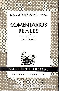 Libros: COMENTARIOS REALES. - VEGA, Garcilaso de la. - Foto 1