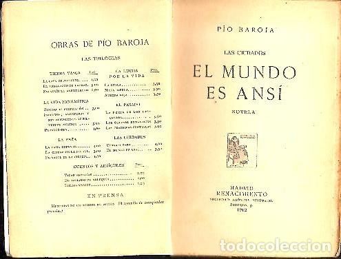 Libros: EL MUNDO ES ANSI. - BAROJA, P&iacute;o. - Foto 1