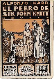 Libros: EL PERRO DE SIR JOHN KNITT. - KARR, Alfonso. - Foto 1