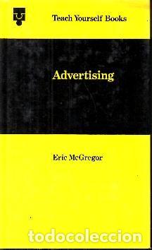 Libros: ADVERTISING. - McGREGOR, Eric. - Foto 1