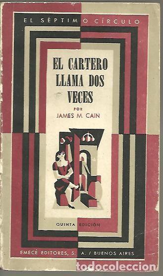 Libros: EL CARTERO LLAMA DOS VECES. - CAIN, James M. - Foto 1