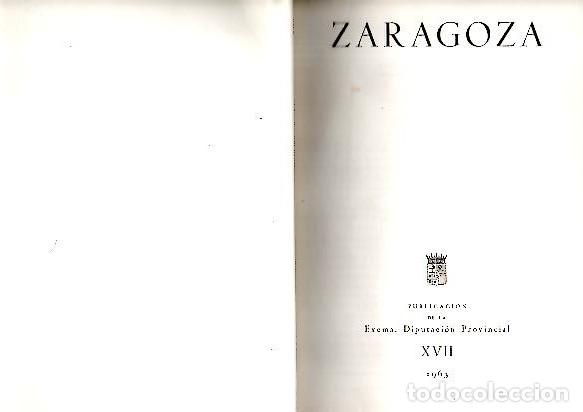 Libros: ZARAGOZA. - BELTRAN MARTINEZ, Antonio (Dir.). - Foto 1
