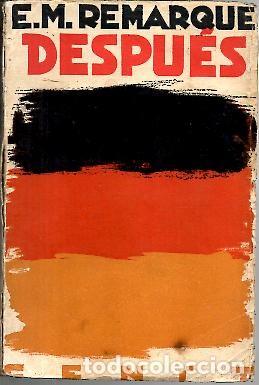 Libros: DESPUES. - REMARQUE, E. M. - Foto 1