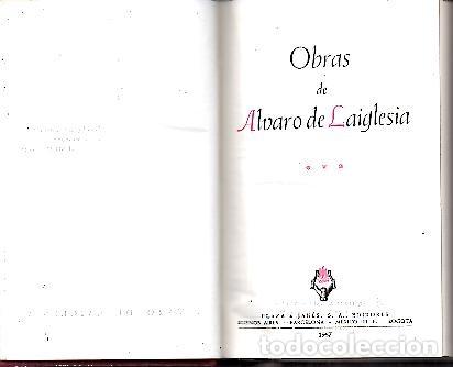 Libros: OBRAS. TOMO III. - LAIGLESIA, Alvaro de. - Foto 1