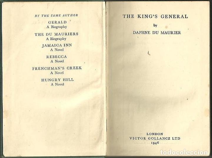 Libros: THE KINGS GENERAL. - MAURIER, Daphne du. - Foto 1