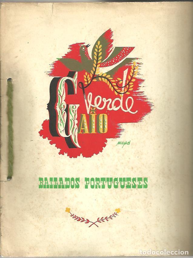 Libros: VERDE-GAIO. BAILADOS PORTUGUESES. - ANONIMO. - Foto 1